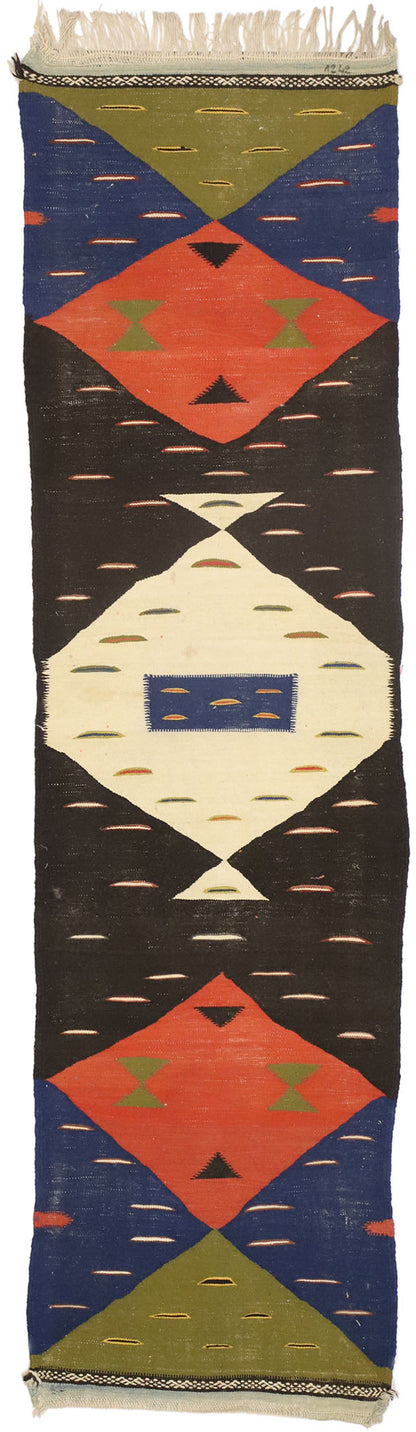 2 x 8 Vintage Kilim Runner 21074