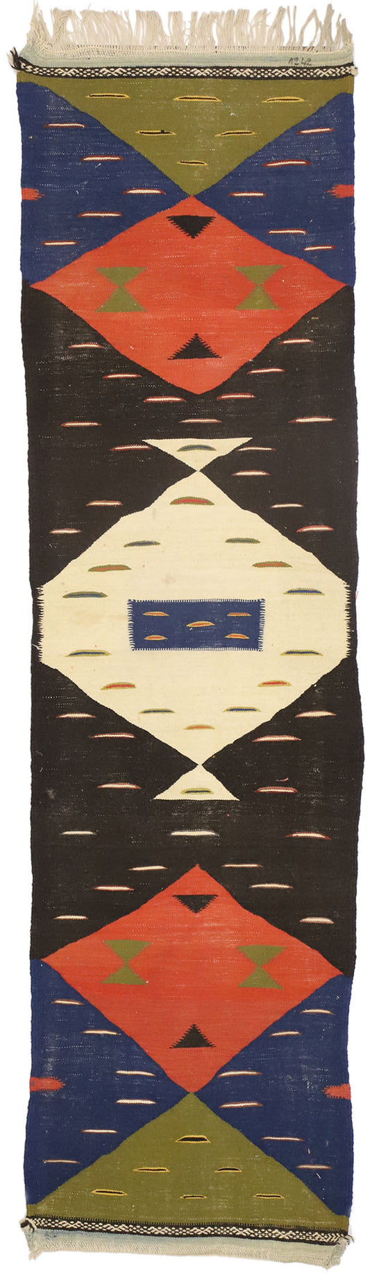 2 x 8 Vintage Kilim Runner 21074