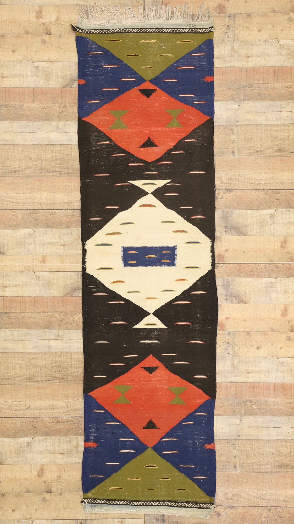 2 x 8 Vintage Kilim Runner 21074