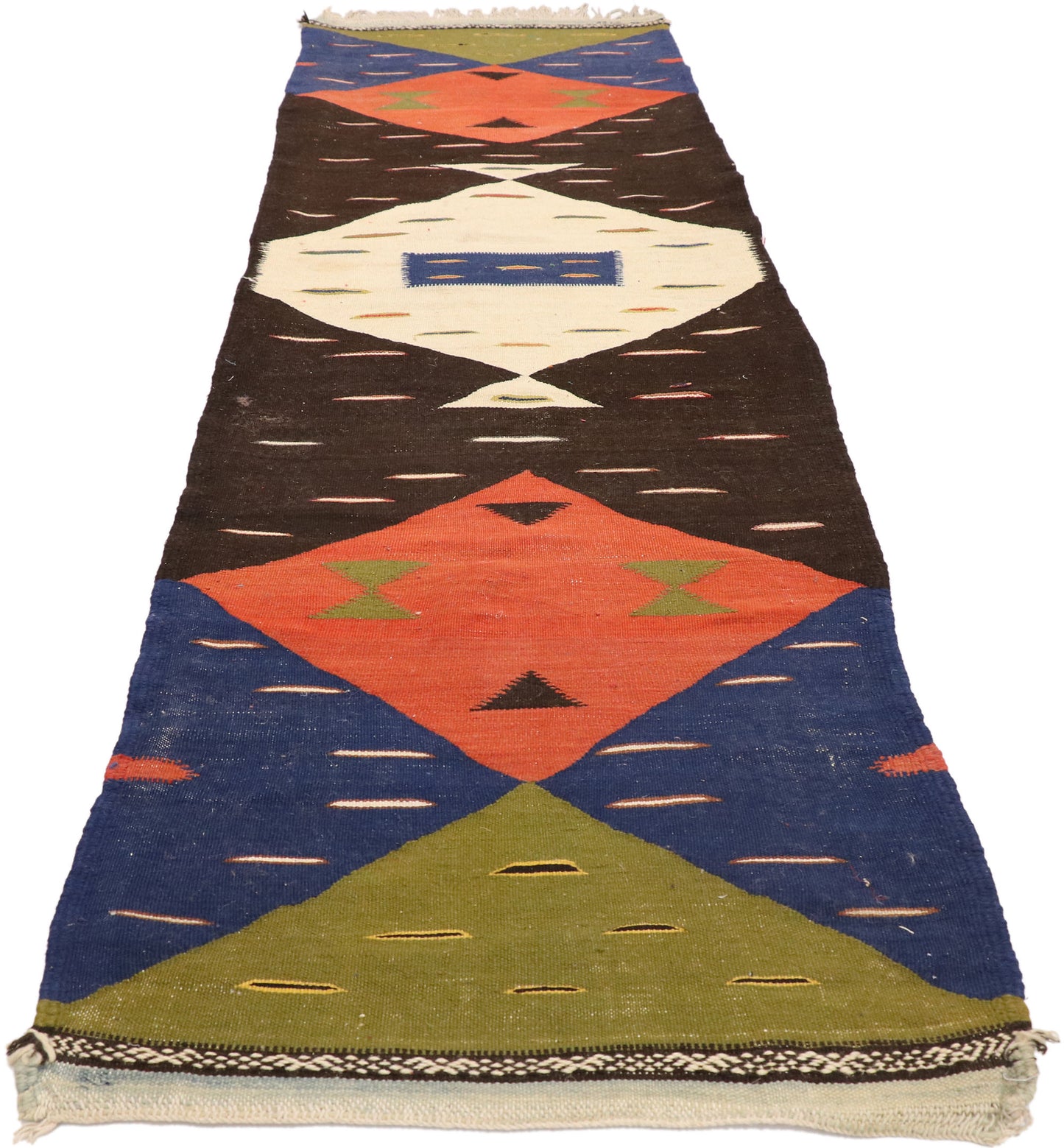 2 x 8 Vintage Kilim Runner 21074