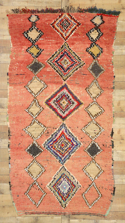 4 x 8 Vintage Moroccan Runner 21076