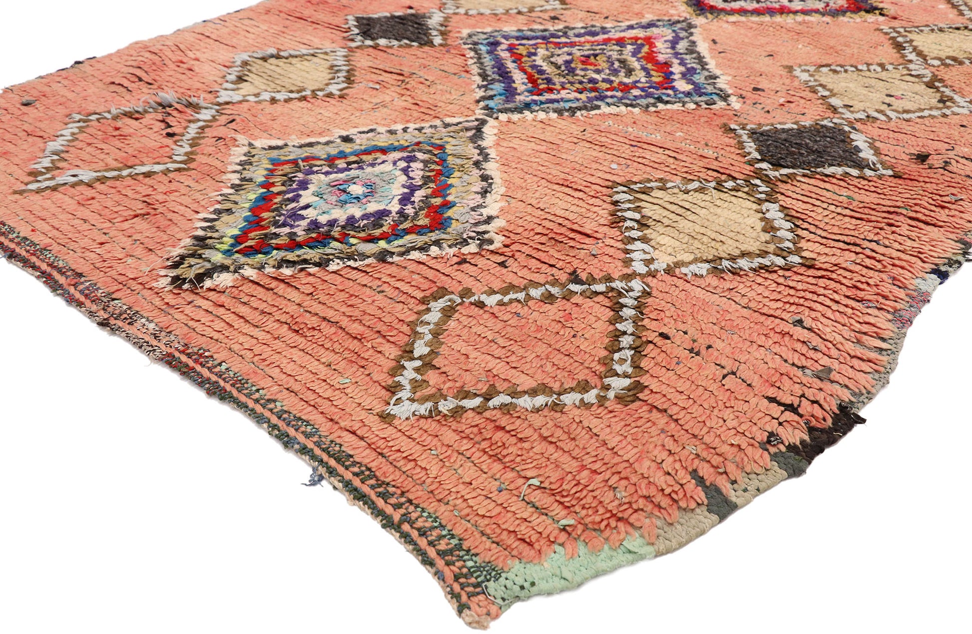 4 x 8 Vintage Moroccan Runner 21076