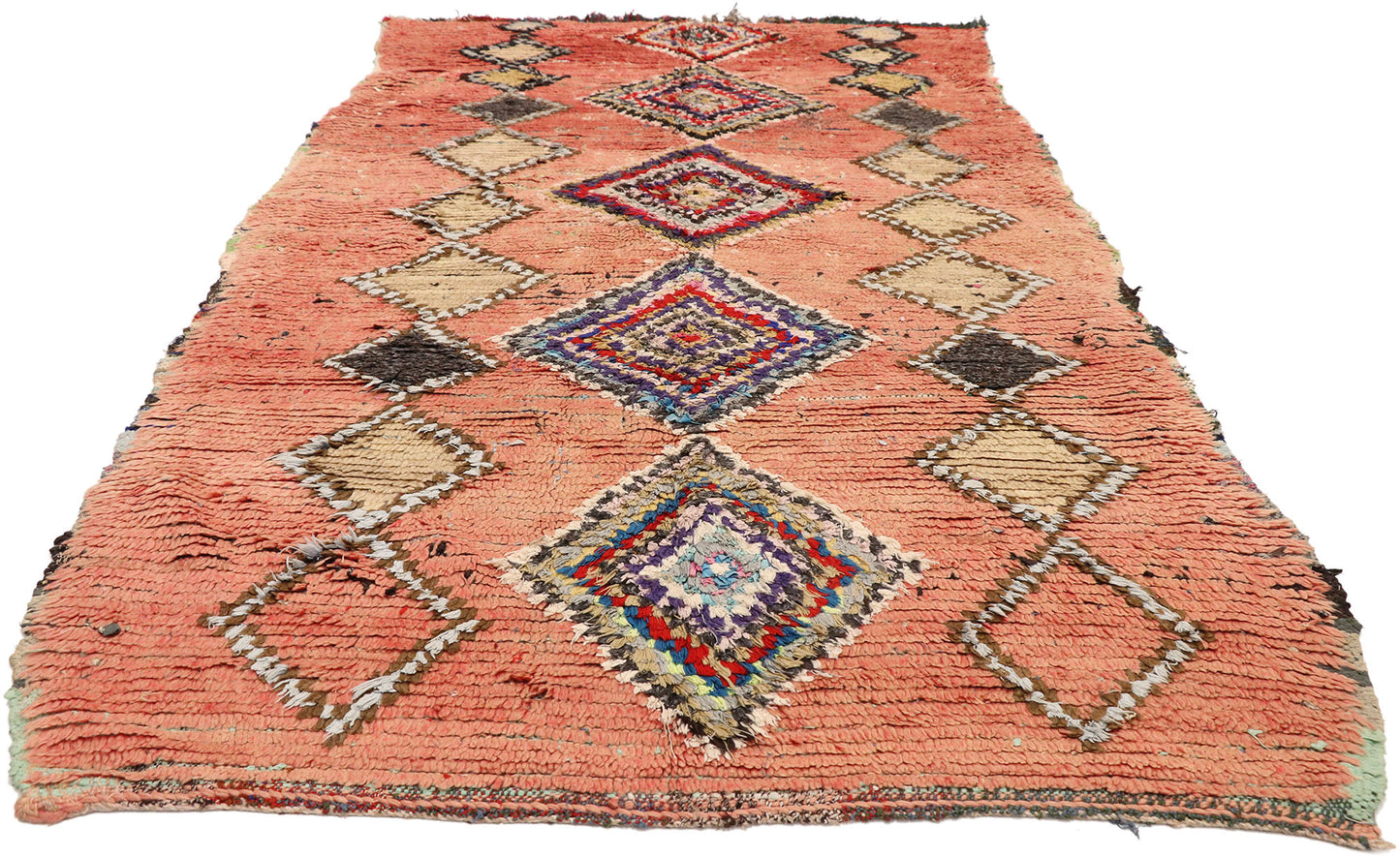 4 x 8 Vintage Moroccan Runner 21076
