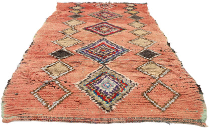 4 x 8 Vintage Moroccan Runner 21076