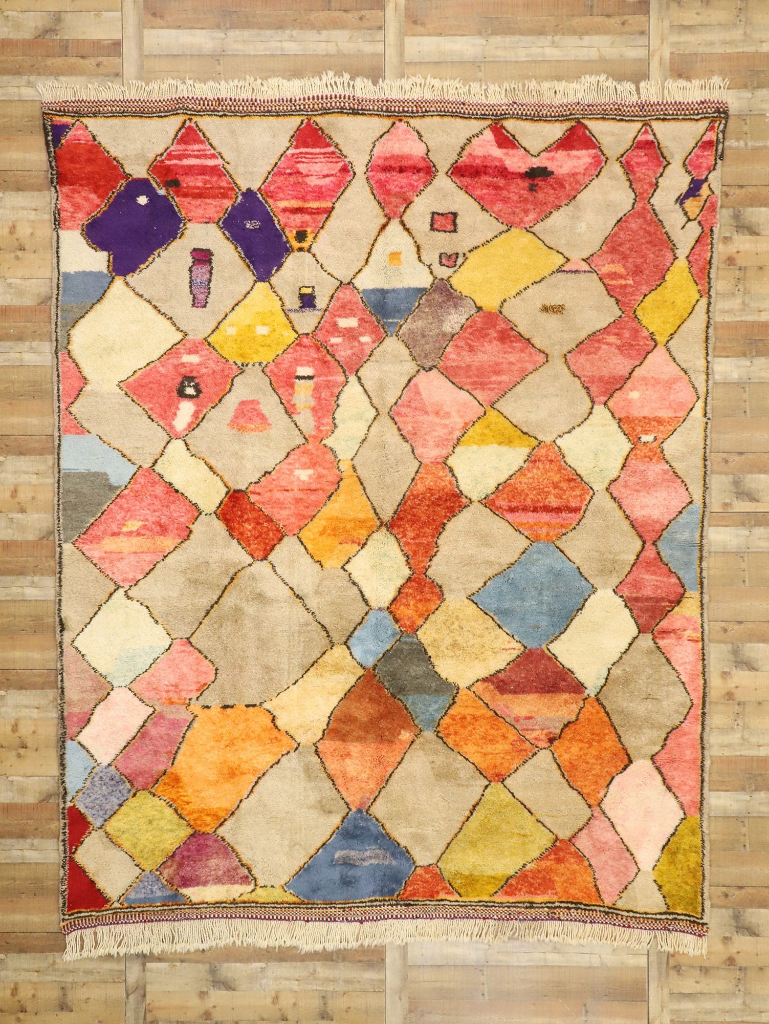 10 x 13 Contemporary Moroccan Rug 21079