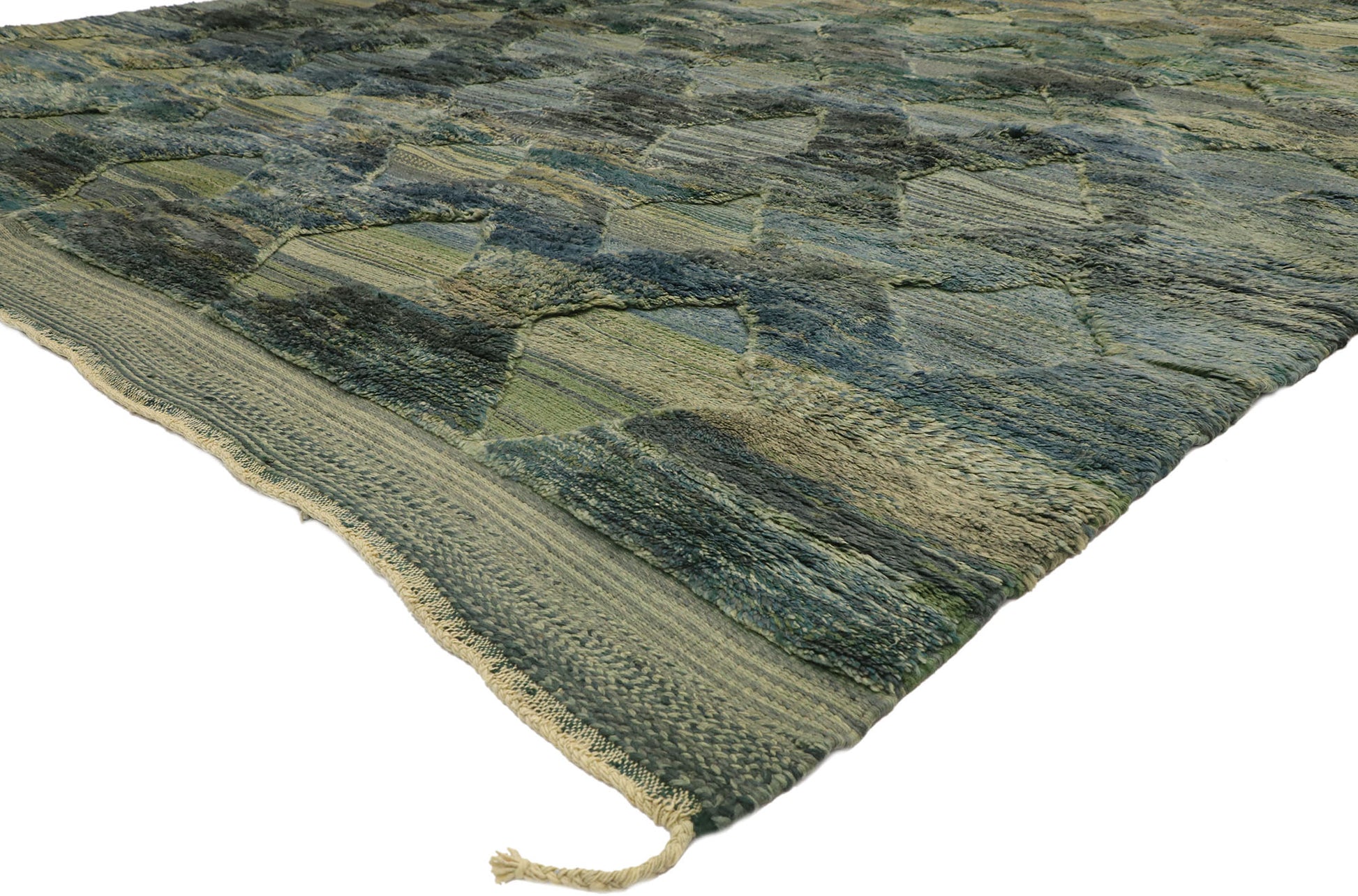 10 x 16 Beni Mrirt High-Low Moroccan Rug 21082