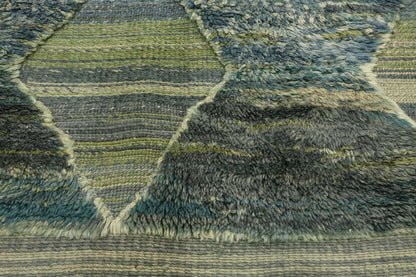 10 x 16 Beni Mrirt High-Low Moroccan Rug 21082