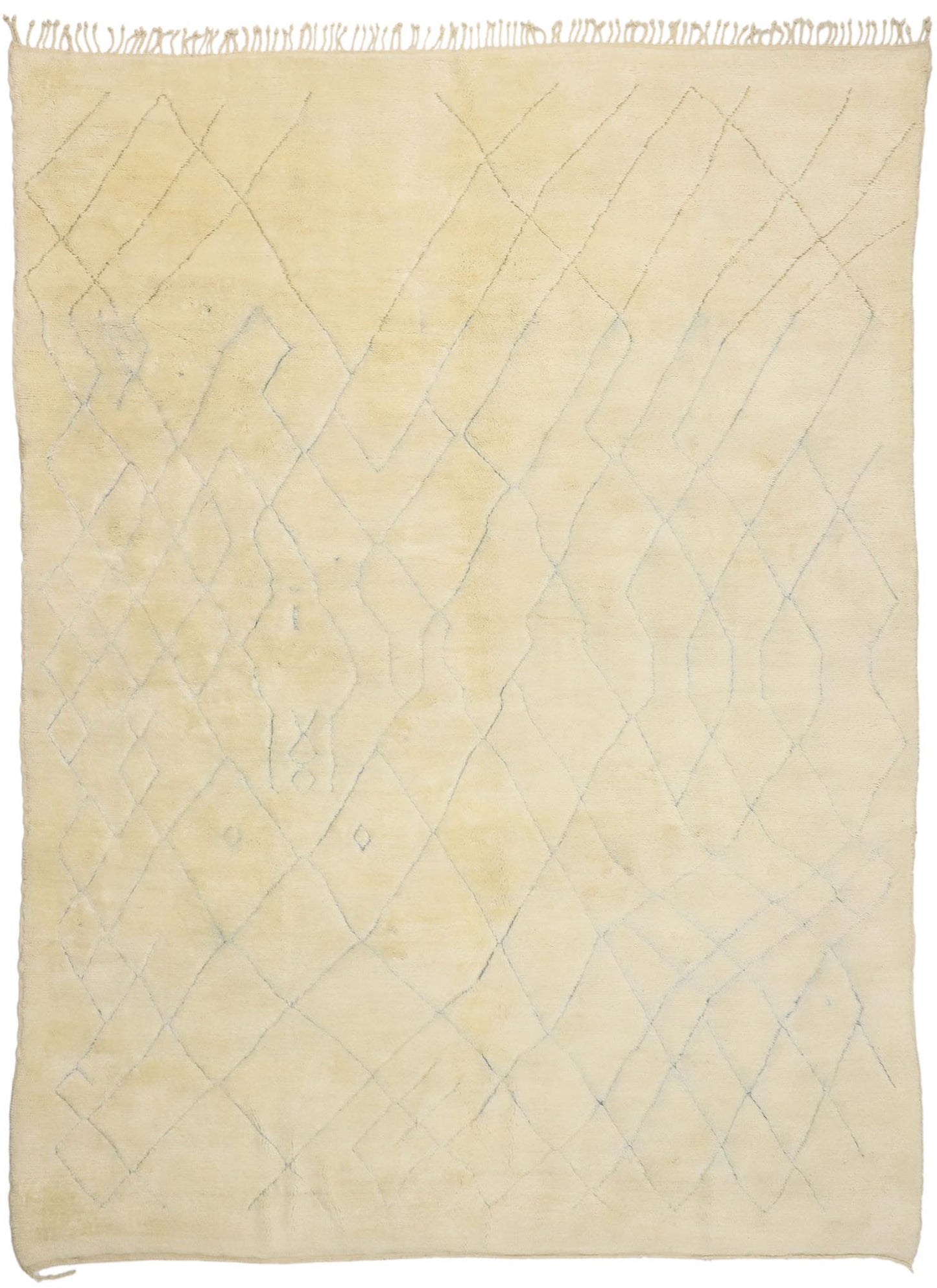 10 x 14 Organic Modern Beni Mrirt Moroccan Rug 21083