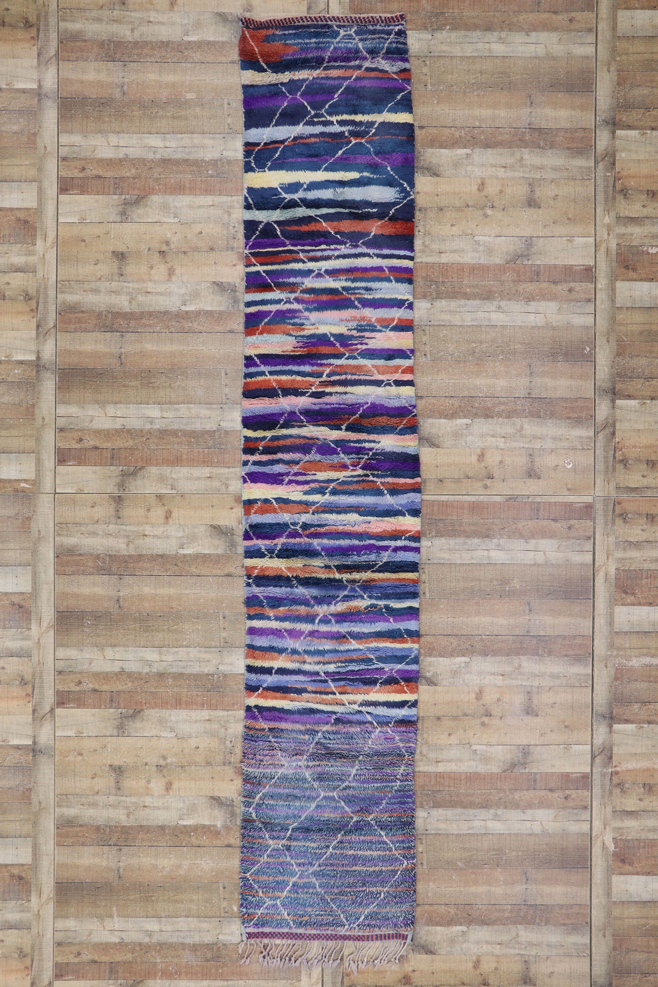 3 x 14 Colorful Moroccan Runner 21093