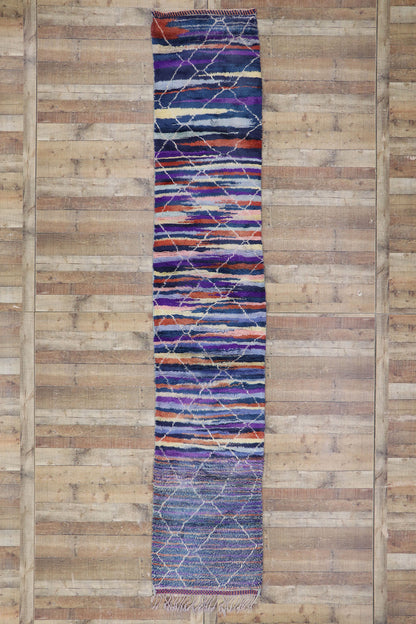3 x 14 Colorful Moroccan Runner 21093