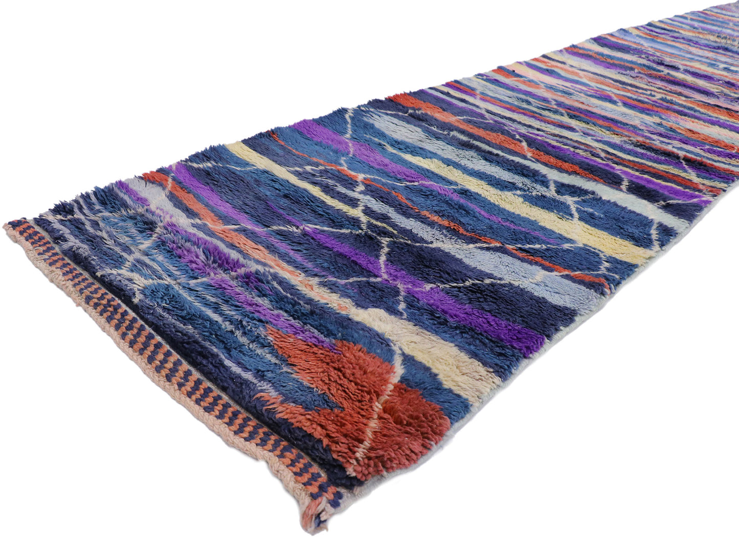 3 x 14 Colorful Moroccan Runner 21093