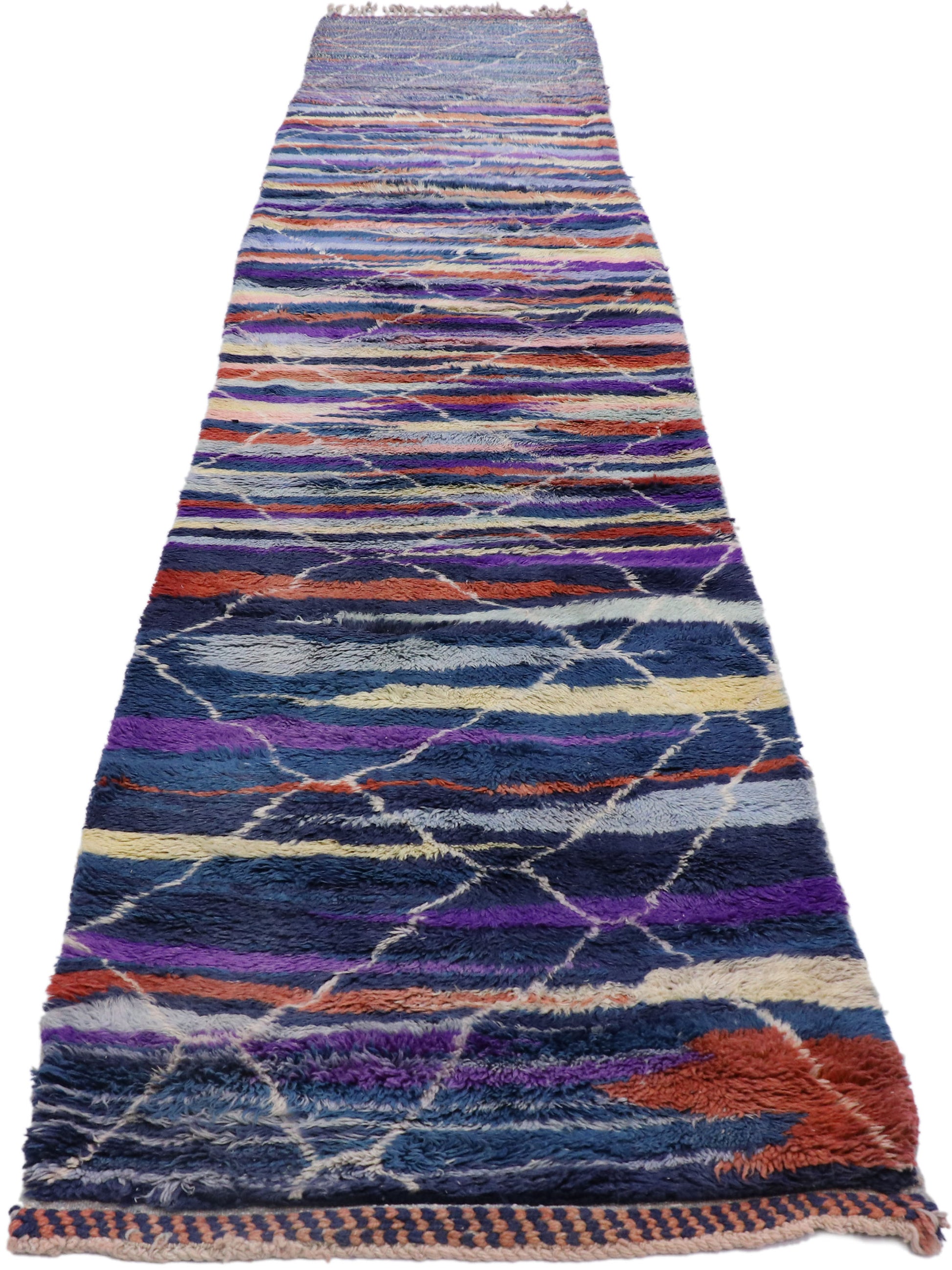 3 x 14 Colorful Moroccan Runner 21093