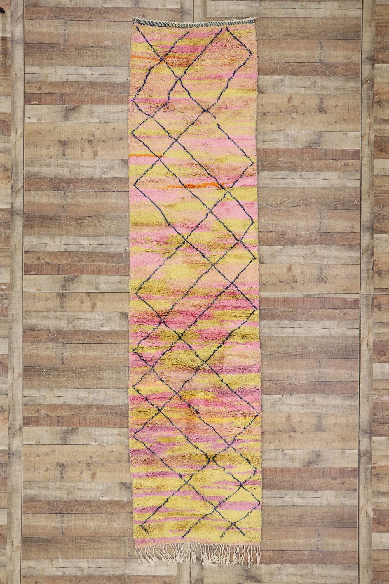 3 x 12 Colorful Beni Mrirt Moroccan Rug 21111