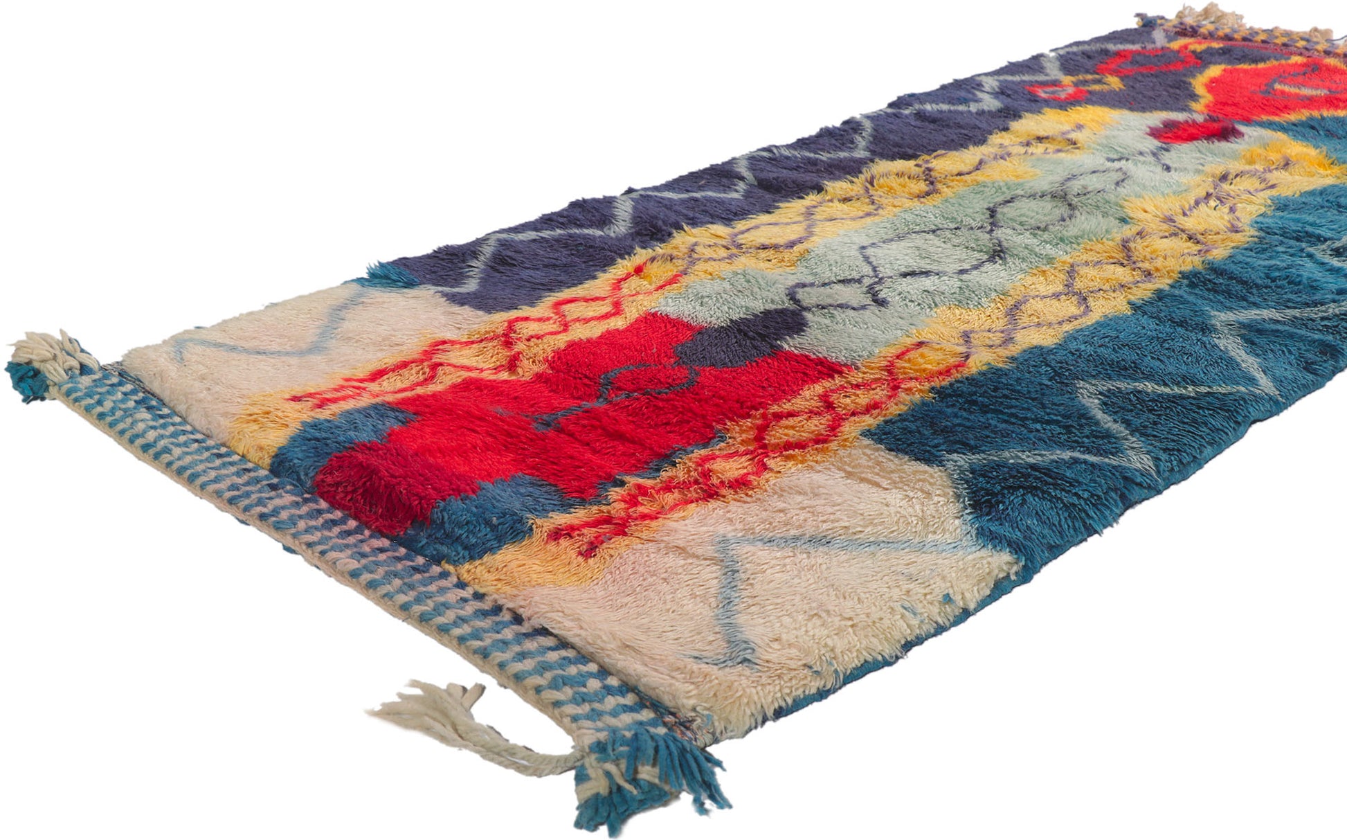 3 x 6 Colorful Moroccan Rug 21115
