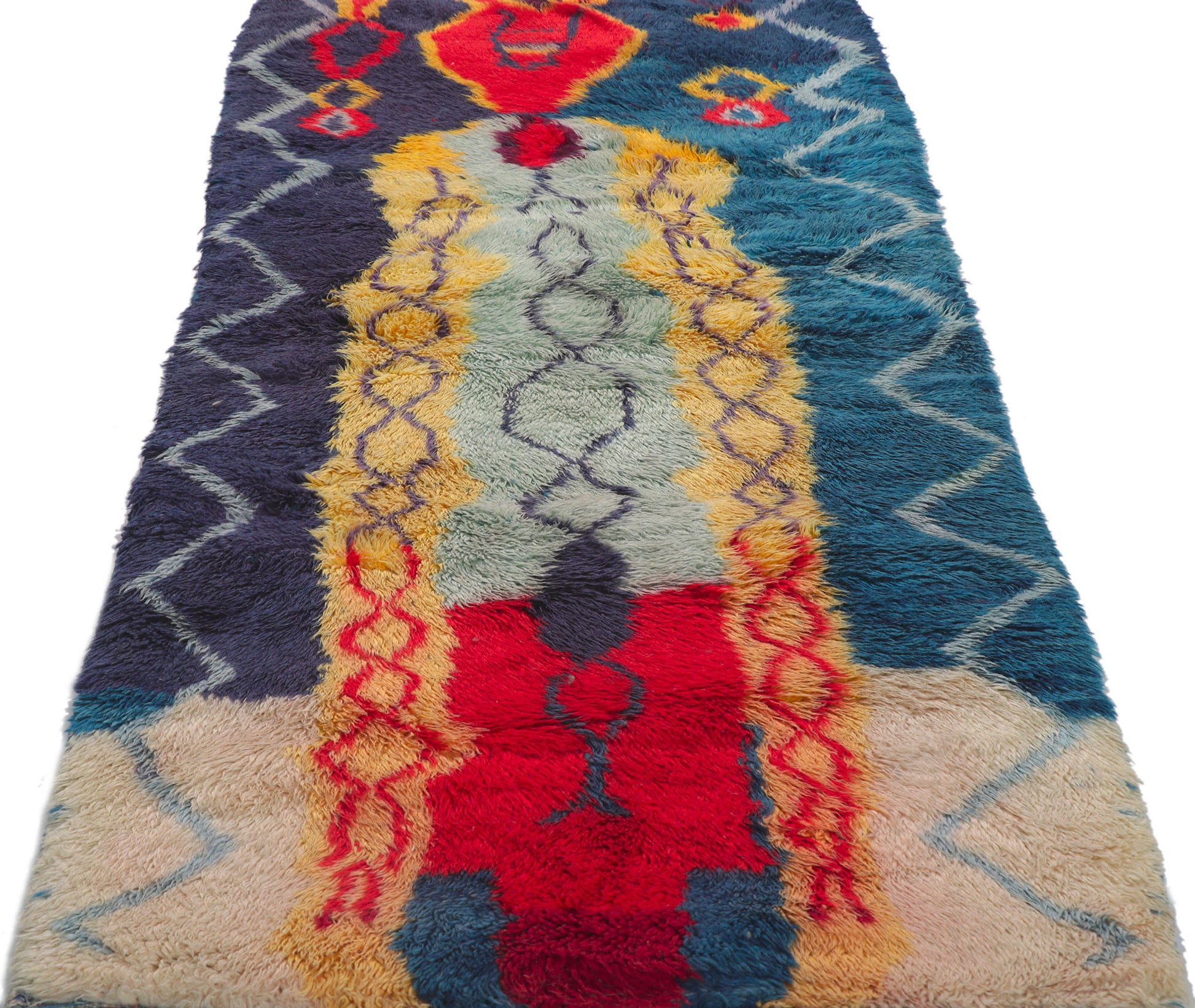 3 x 6 Colorful Moroccan Rug 21115