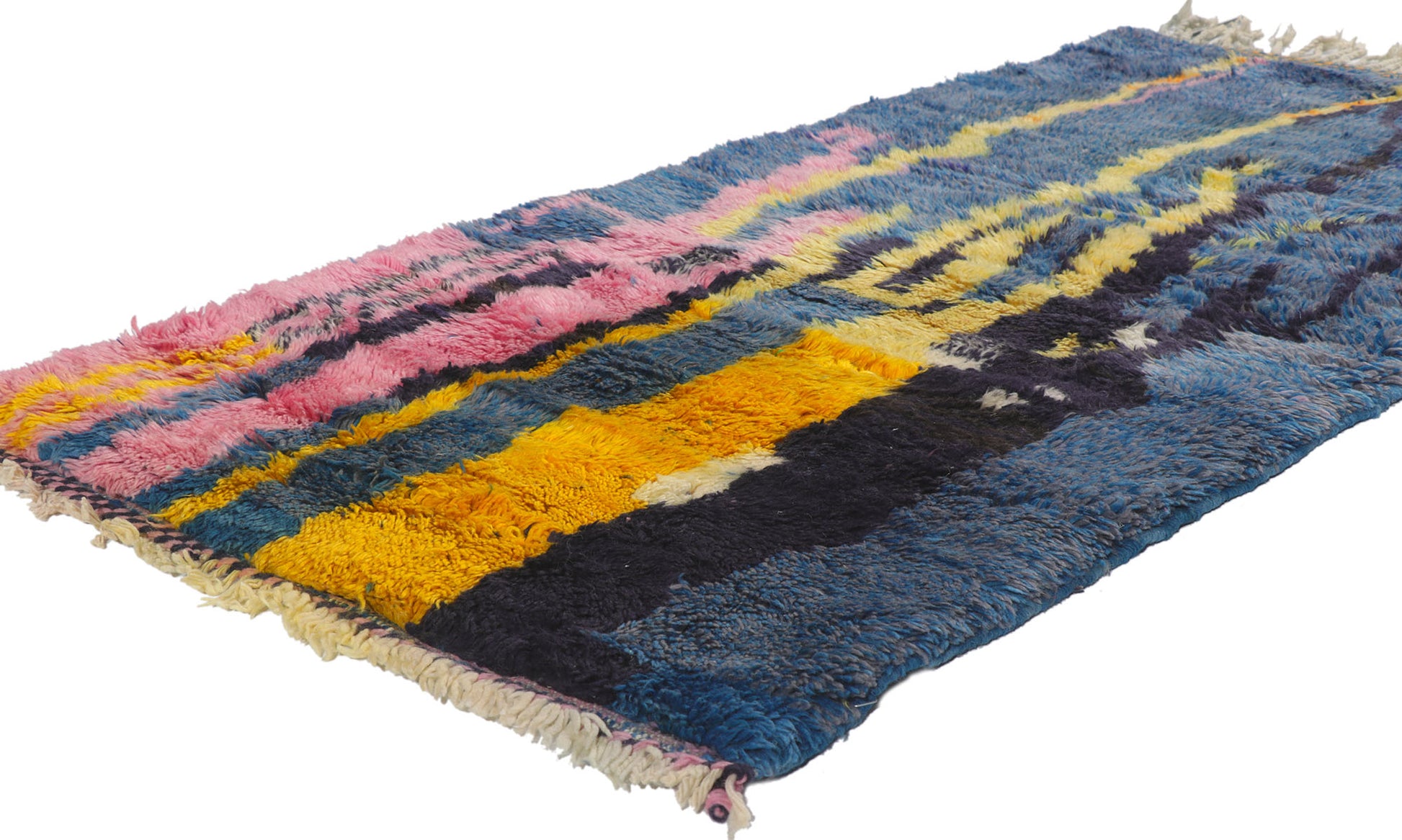 3 x 5 Colorful Abstract Moroccan Rug 21133