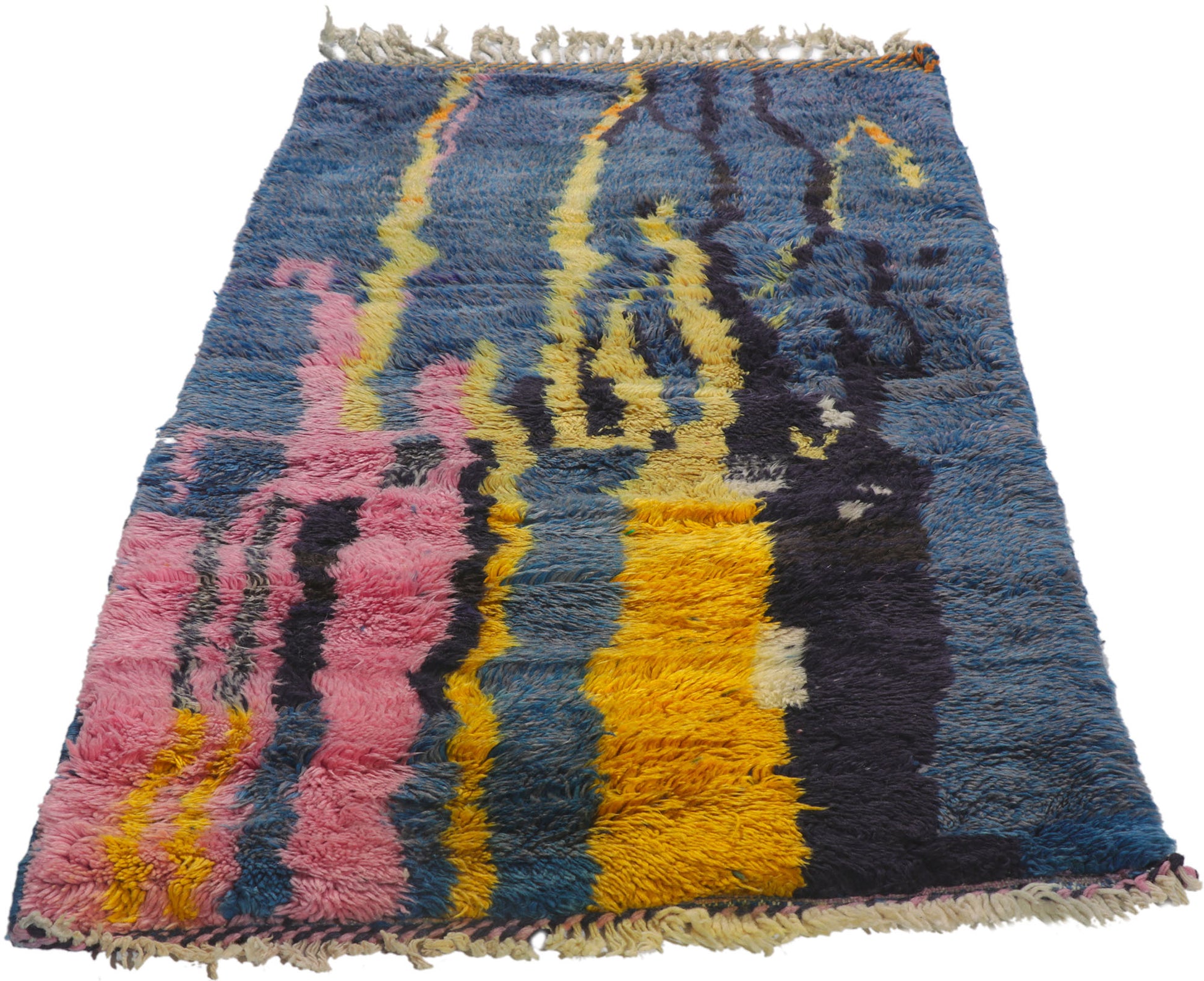 3 x 5 Colorful Abstract Moroccan Rug 21133