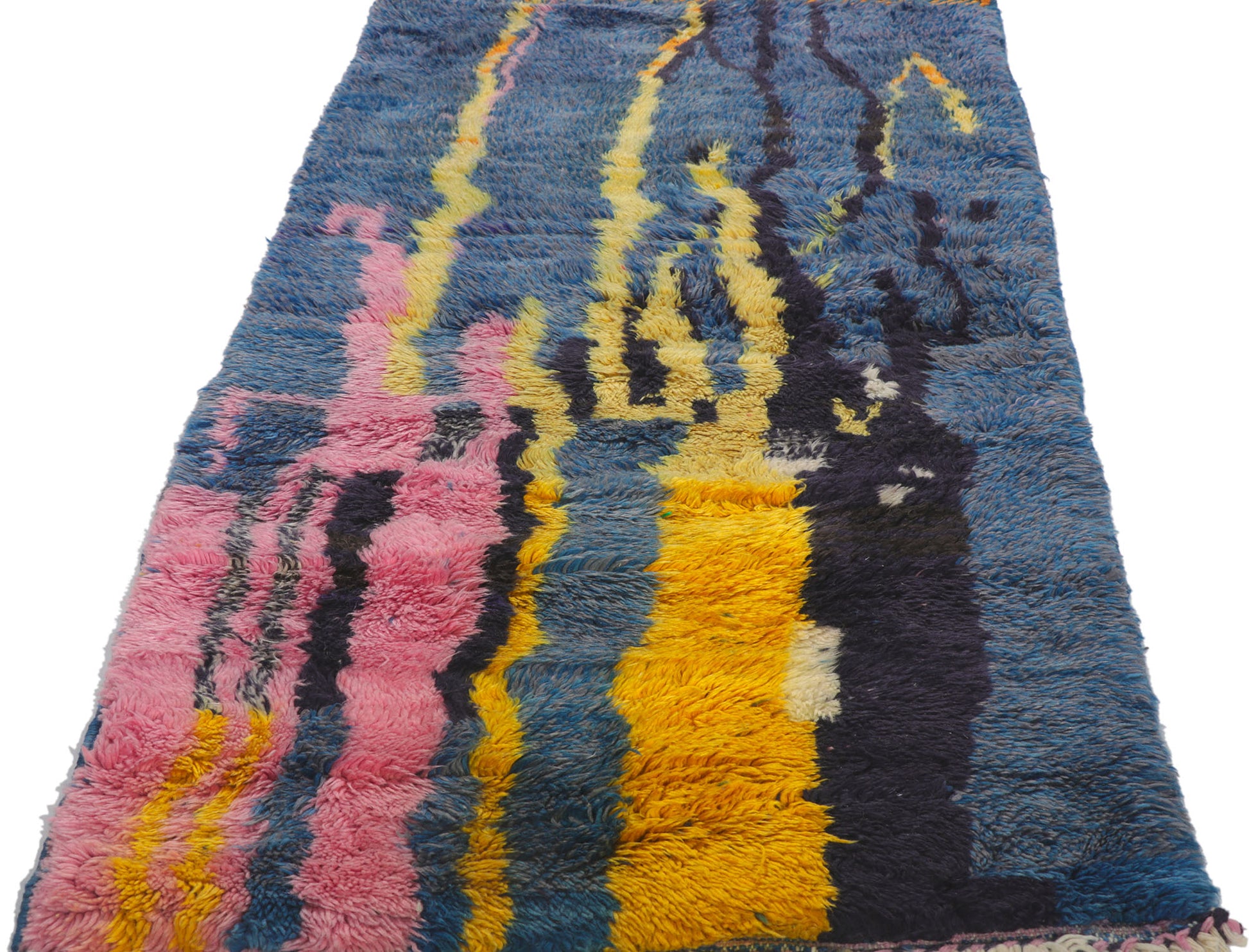 3 x 5 Colorful Abstract Moroccan Rug 21133