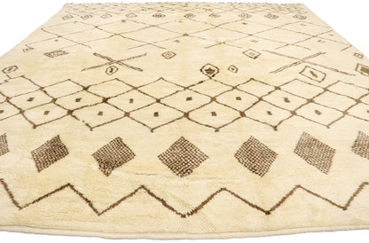 12 x 13 Large Neutral Moroccan Rug 21141