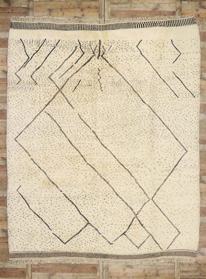 11 x 12 Modern Beni Mrirt Moroccan Rug 21152
