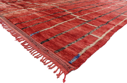 11 x 11 Authentic Red Moroccan Rug 21153