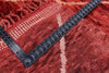 11 x 13 Modern Red Beni Mrirt Moroccan Rug 21156