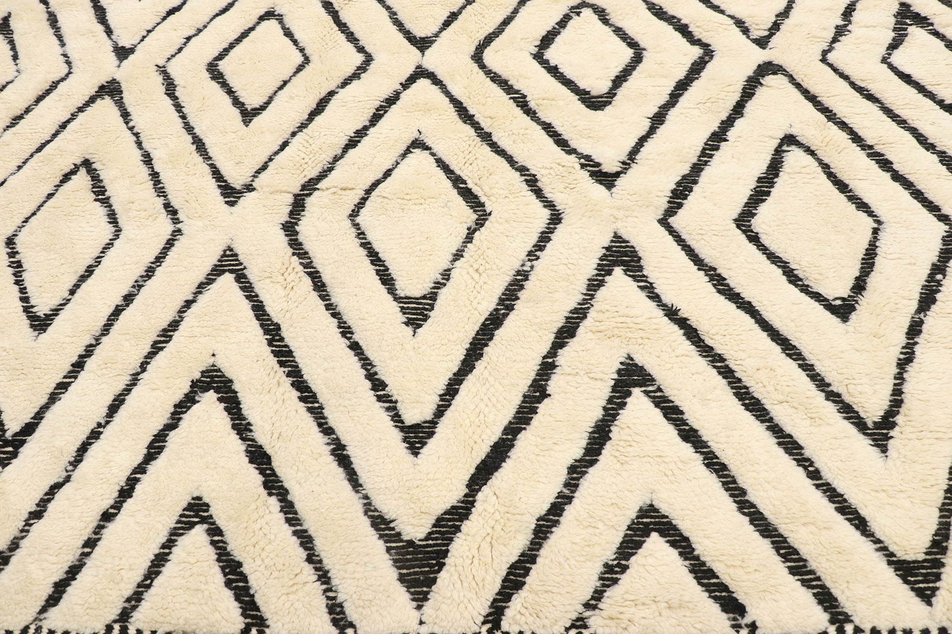 10 x 13 Modern Beni Mrirt Moroccan Rug 21158