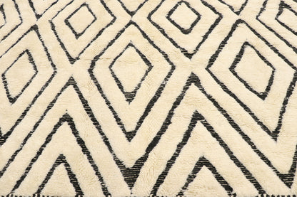 10 x 13 Modern Beni Mrirt Moroccan Rug 21158