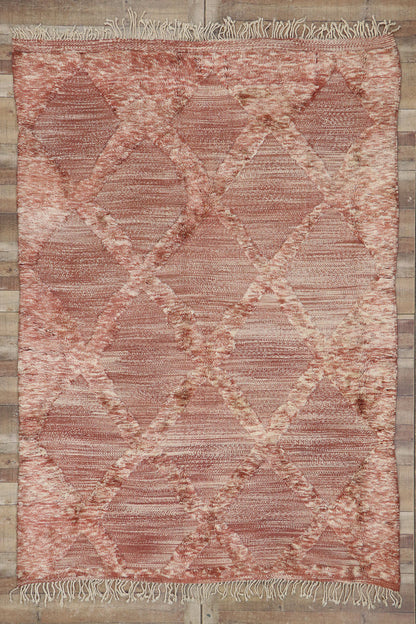 7 x 10 Beni Mrirt Moroccan High-Low Rug 21159
