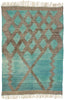 8 x 12 Beni Mrirt Moroccan High-Low Rug 21162