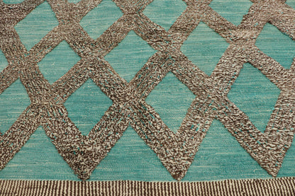 8 x 12 Beni Mrirt Moroccan High-Low Rug 21162