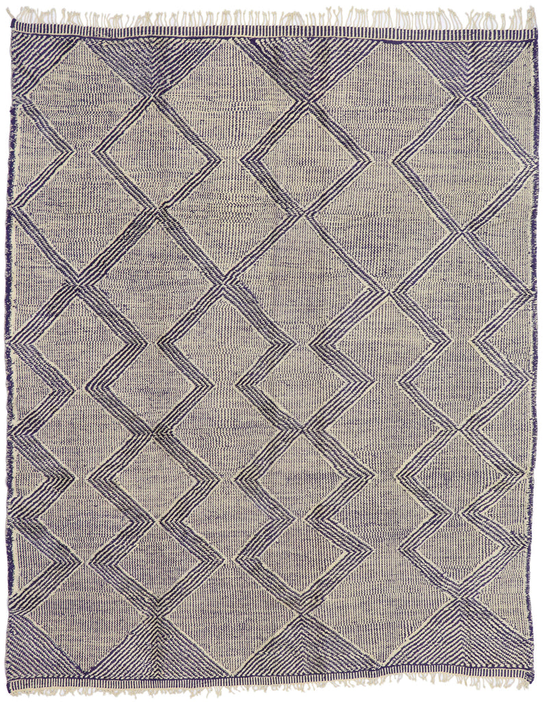 10 x 13 Moroccan High-Low Rug 21166