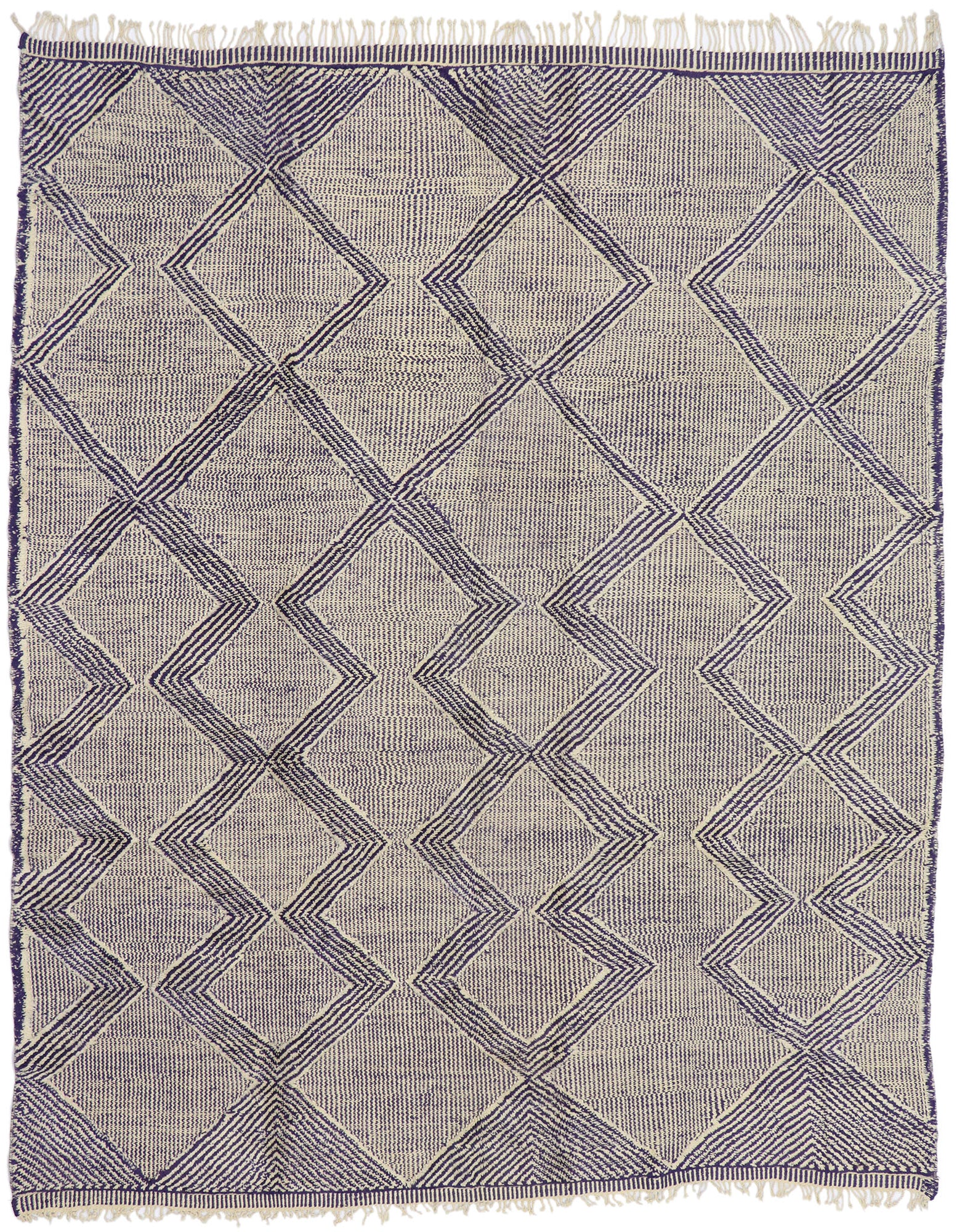 10 x 13 Moroccan High-Low Rug 21166