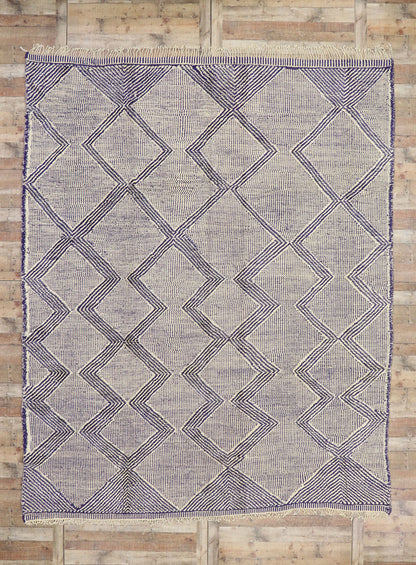 10 x 13 Moroccan High-Low Rug 21166