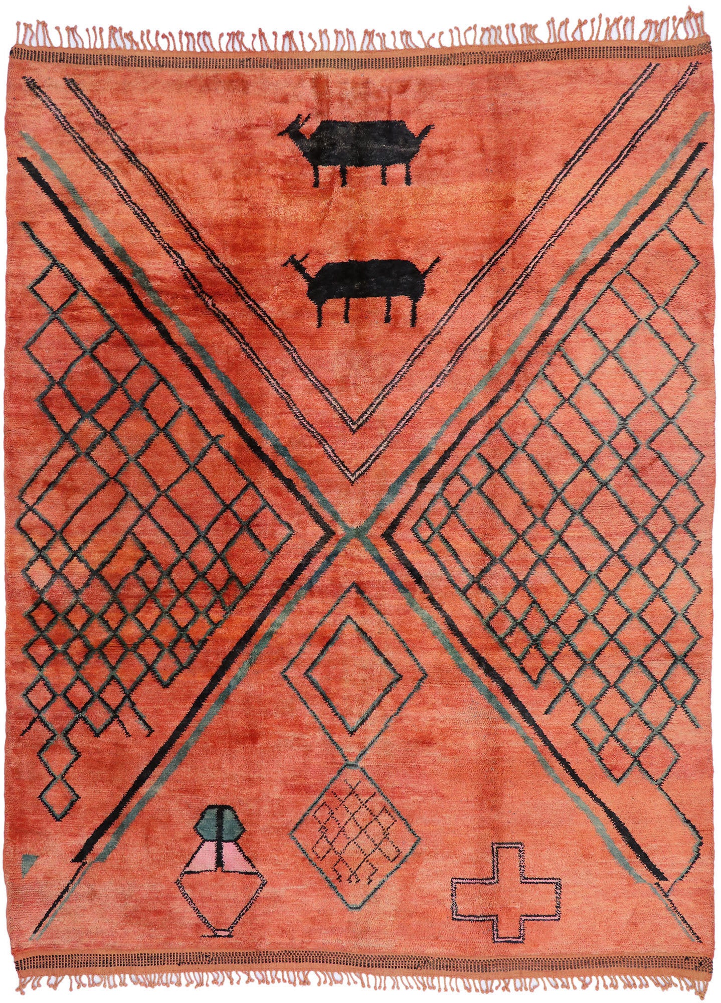 10 x 12 Contemporary Moroccan Rug 21170