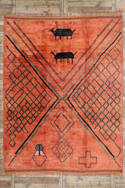 10 x 12 Contemporary Moroccan Rug 21170