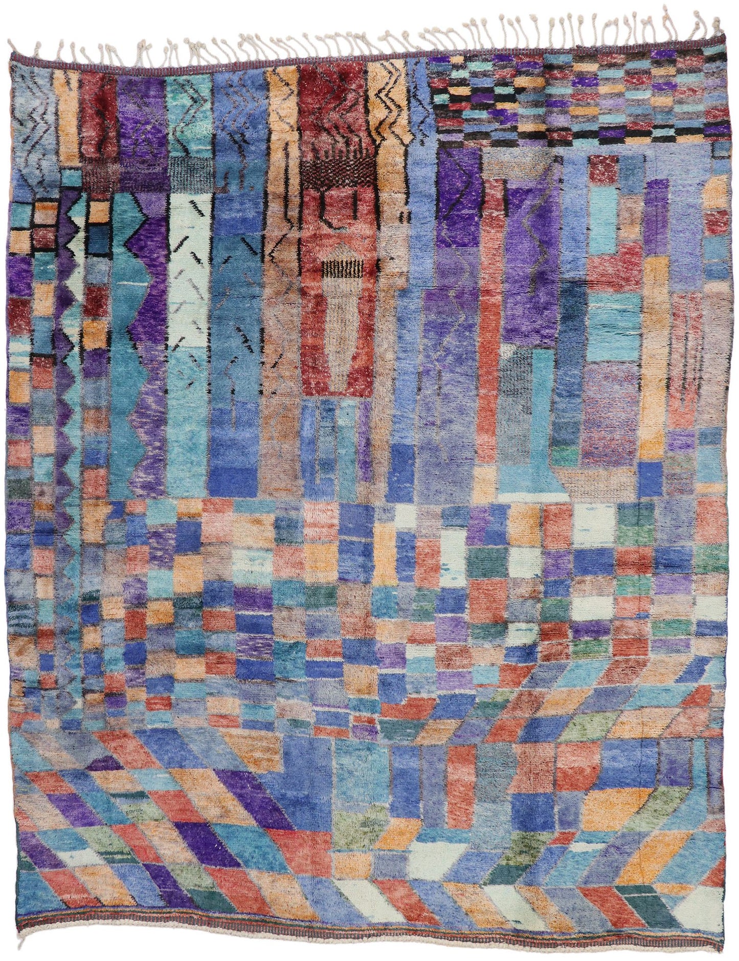 10 x 12 Modern Beni Mrirt Moroccan Rug 21171