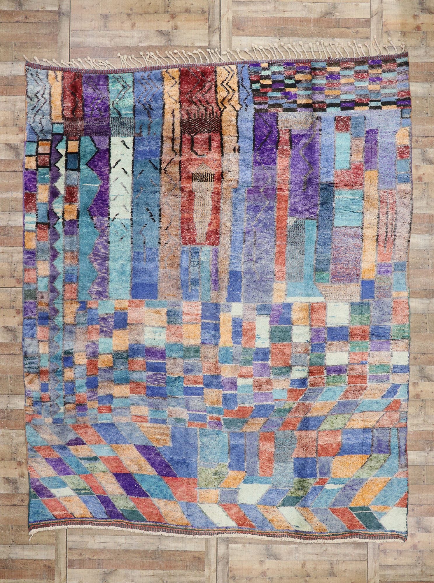 10 x 12 Modern Beni Mrirt Moroccan Rug 21171