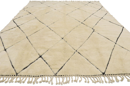 9 x 12 Modern Beni Mrirt Moroccan Rug 21175