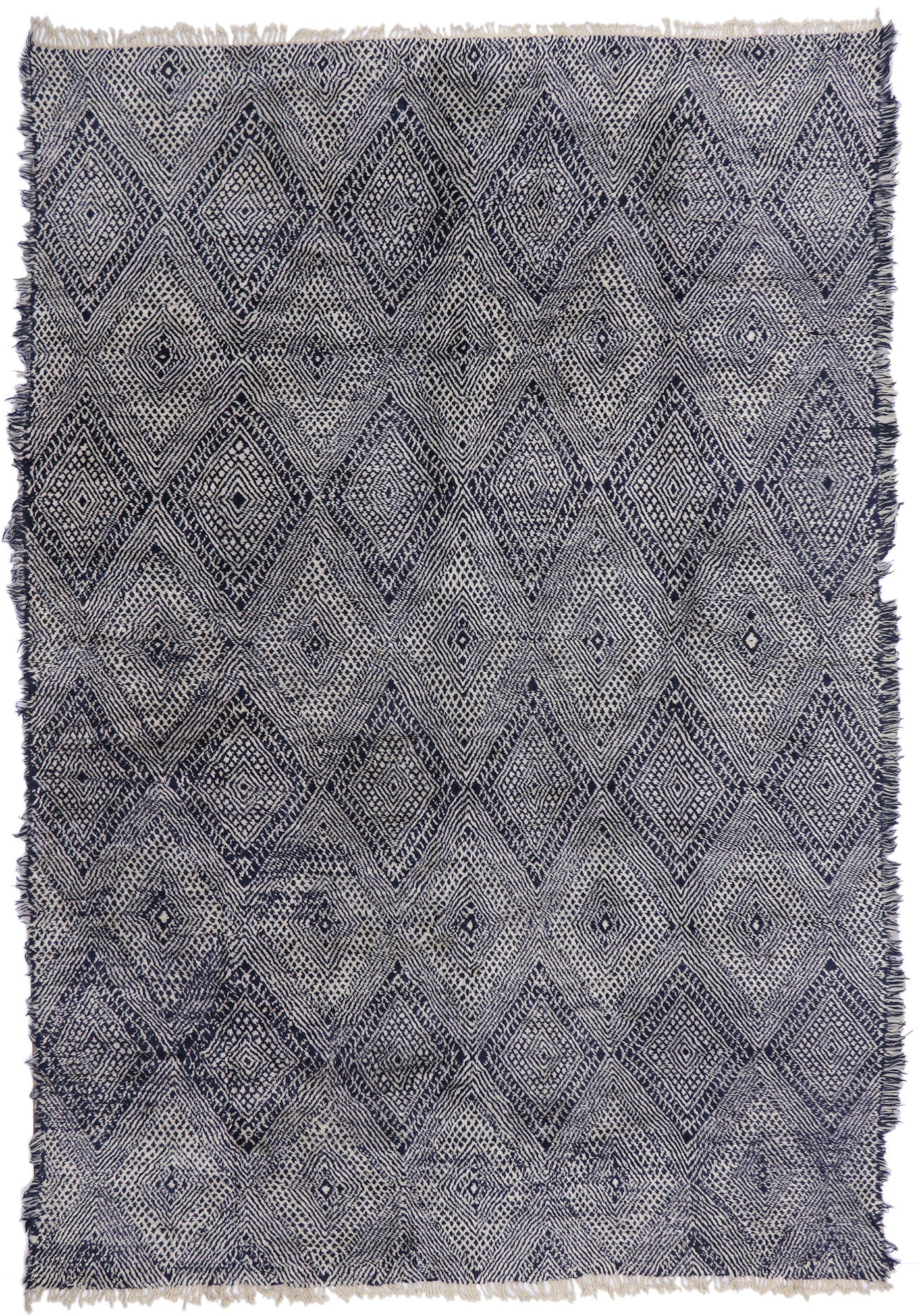 10 x 15 Modern Beni Mrirt Moroccan Rug 21178