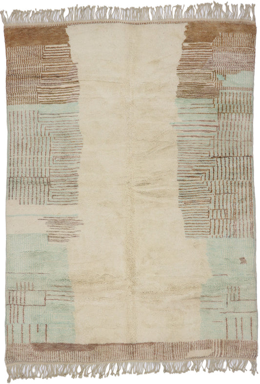8 x 11 Modern Beni Mrirt Moroccan Rug 21179