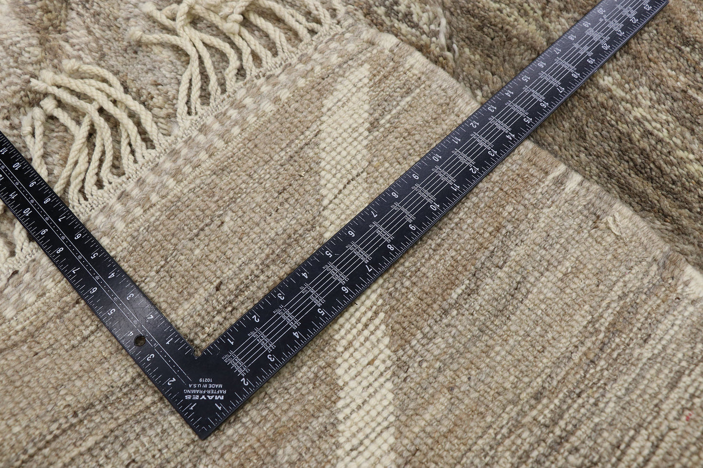 9 x 12 Modern Brown Beni Mrirt Moroccan Rug 21182