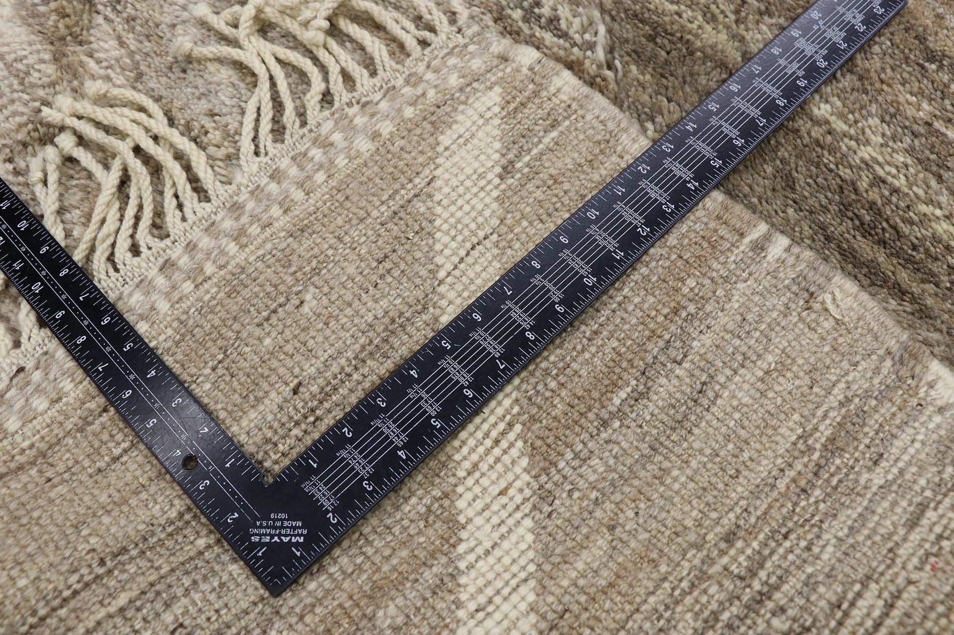 9 x 12 Modern Brown Beni Mrirt Moroccan Rug 21182