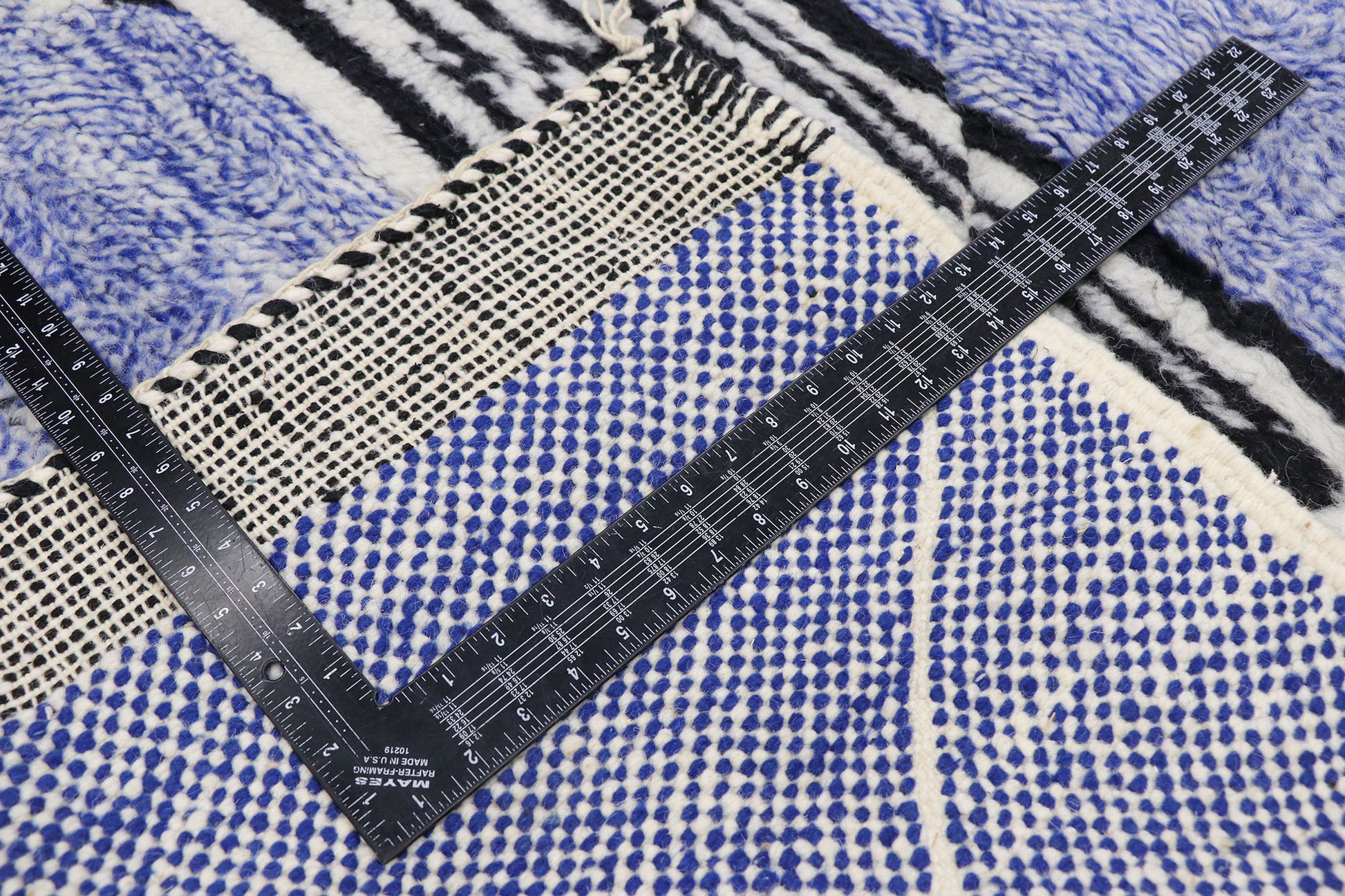 10 x 14 Modern Beni Mrirt Moroccan Rug 21184