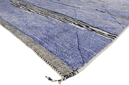 10 x 14 Modern Beni Mrirt Moroccan Rug 21184
