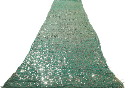 3 x 22 Vintage Moroccan Sequined Kilim Runner 21185