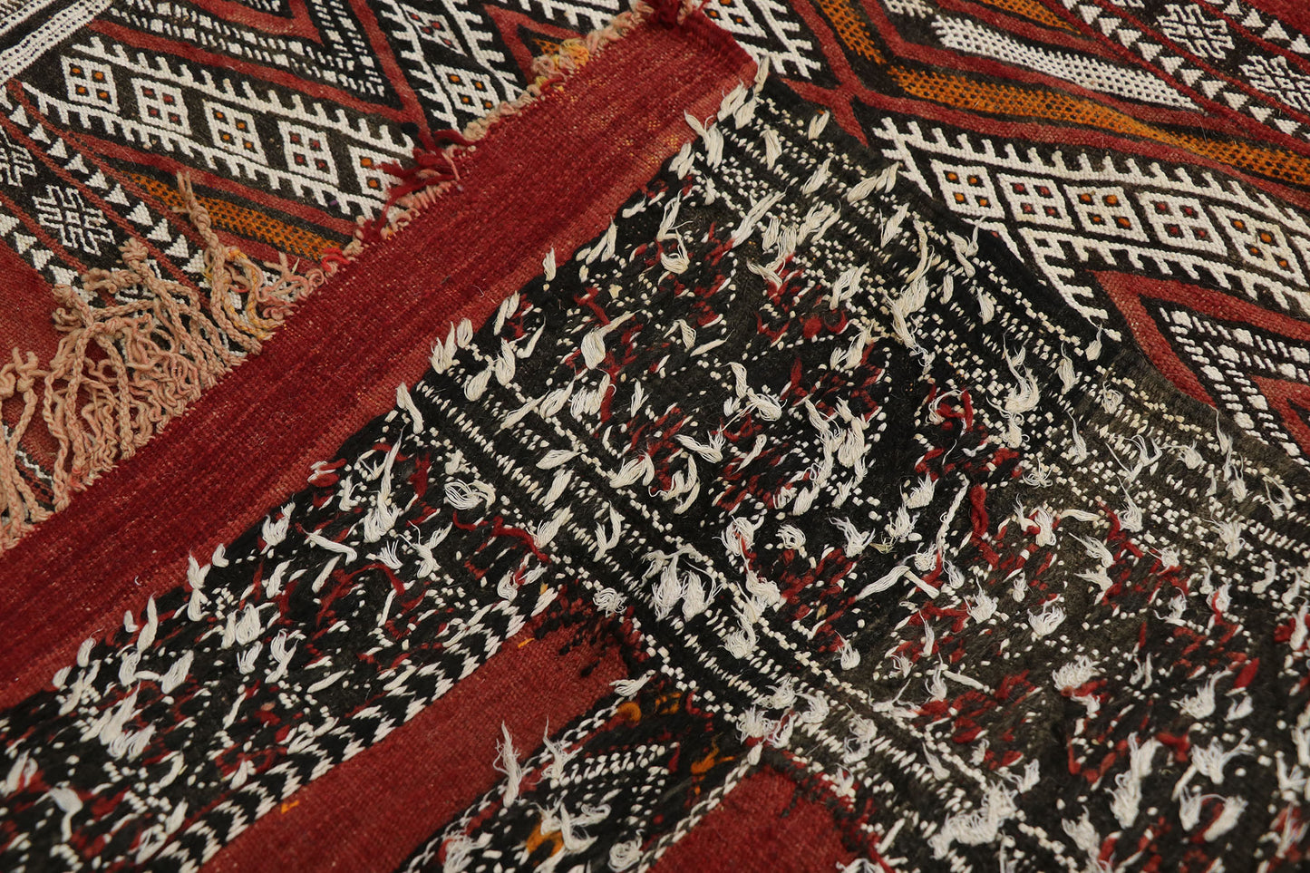3 x 27 Vintage Zemmour Moroccan Kilim Runner 21186