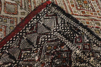 4 x 19 Vintage Zemmour Moroccan Kilim Runner 21188