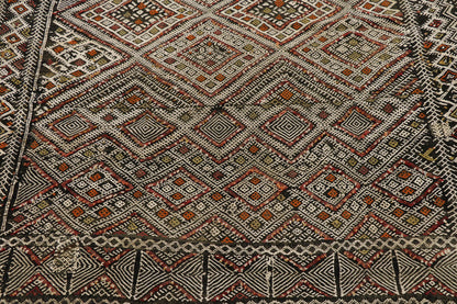 4 x 19 Vintage Zemmour Moroccan Kilim Runner 21188