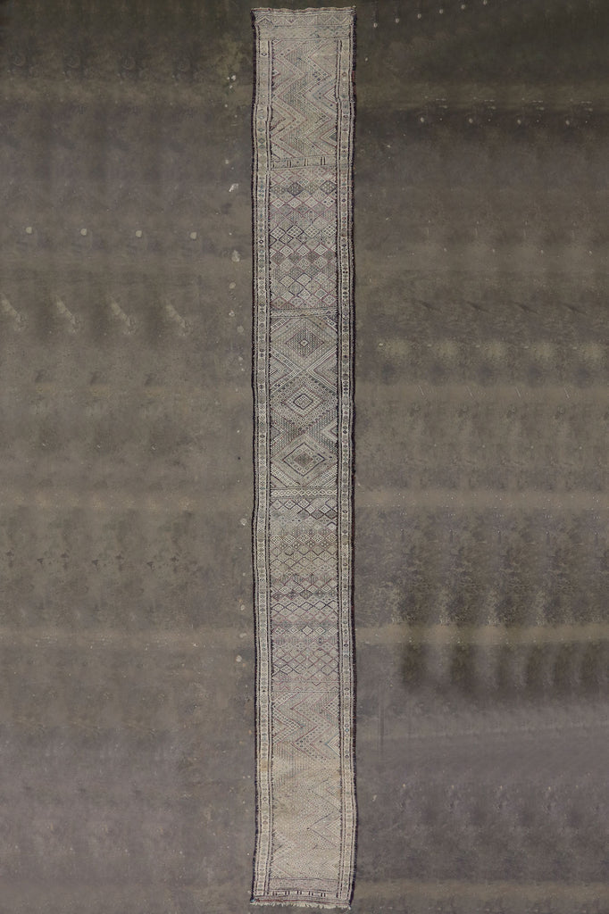 3 x 26 Vintage Zemmour Moroccan Kilim Runner 21189